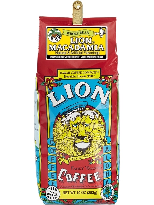 lion macadamia coffee
